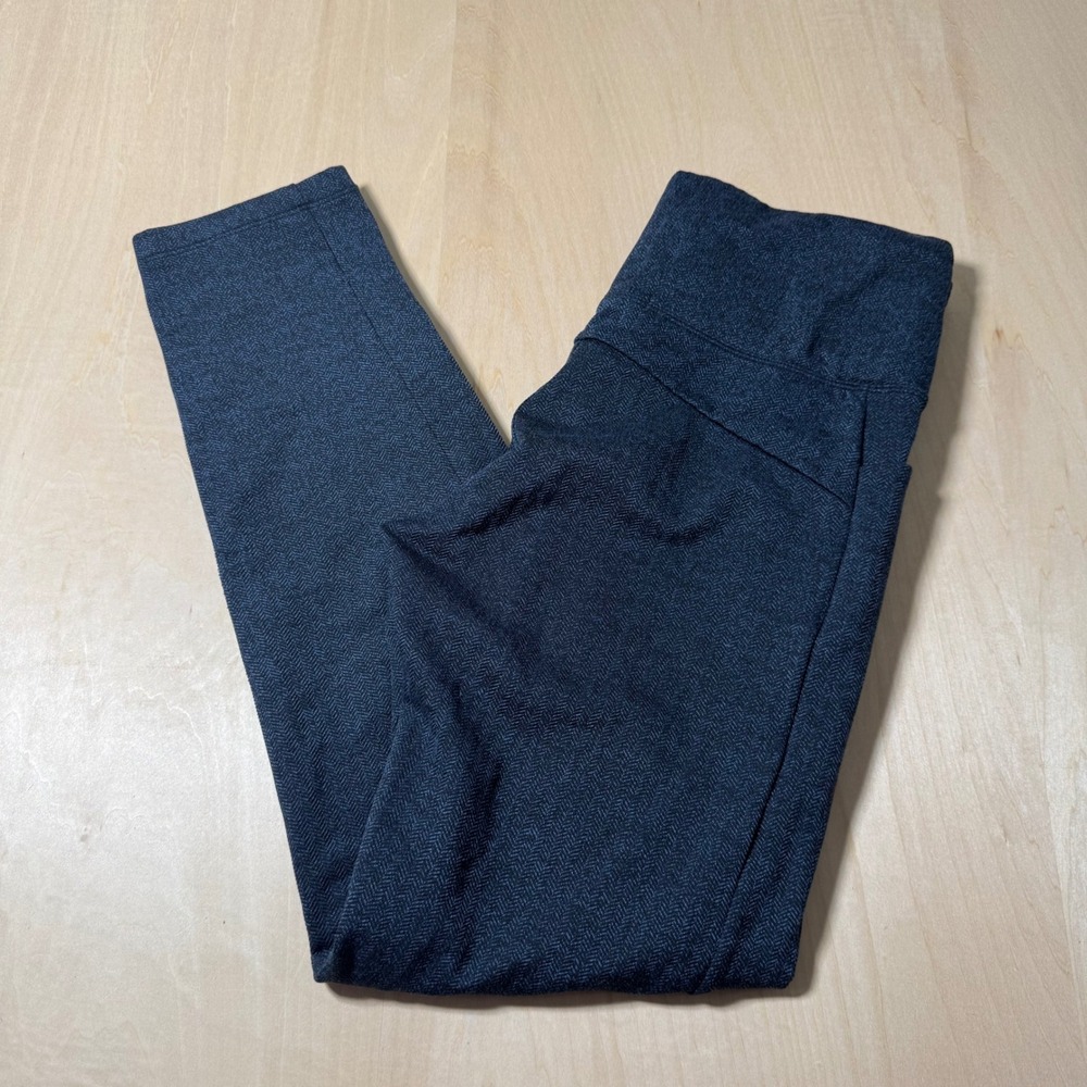 Athleta Herringbone High Rise Skinny Ankle Everyday Casual Pant‎ Small S